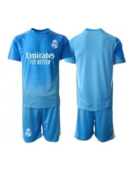 Billige Real Madrid Keeper Hjemmedraktsett Barn 2025-26 Kortermet (+ Korte bukser)